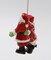 Ceramic African American Santa And Mrs. Claus Ice Skating Ornament, Gift for Her, Mom, Him, Dad, Christmas tree Décor, Wall Decor